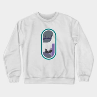 falling cat Crewneck Sweatshirt